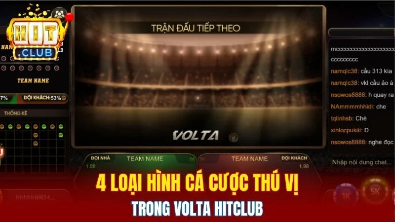 4 loại hình cá cược thú vị trong Volta Hitclub